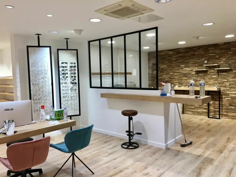 Aménagement de L'Opticien à Clamart