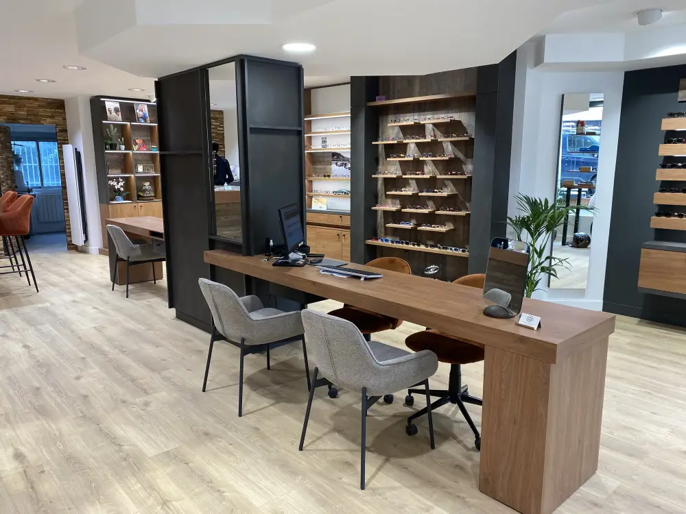 Aménagement de Novak Opticien