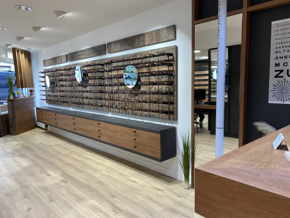 Aménagement de Novak Opticien