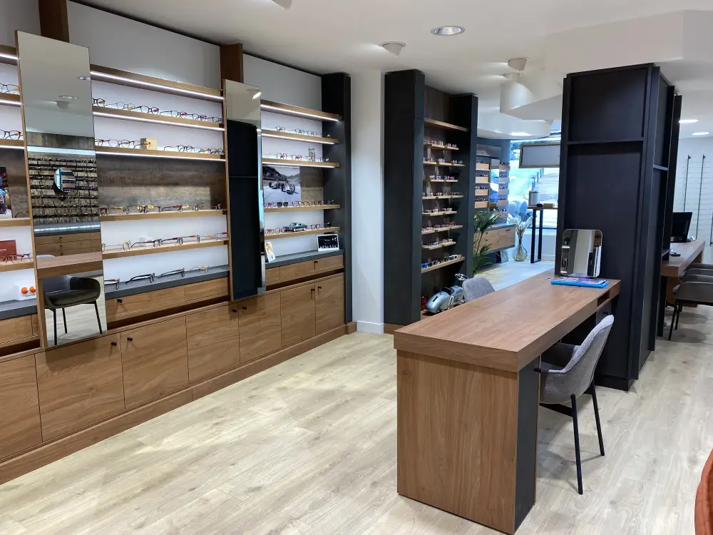 Aménagement de Novak Opticien
