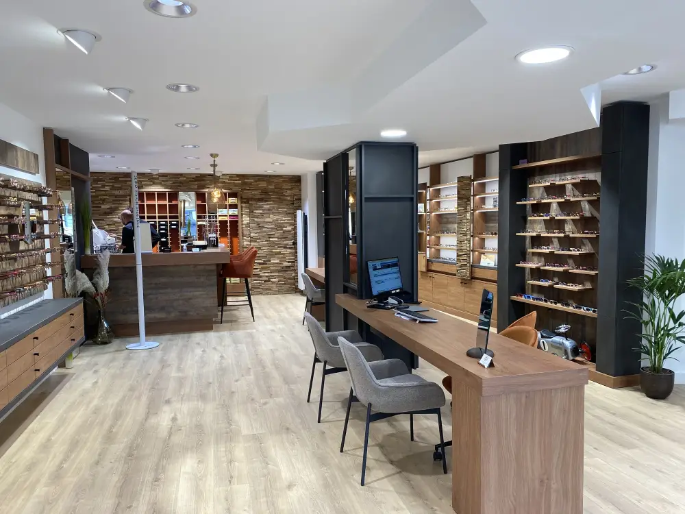 Aménagement de Novak Opticien